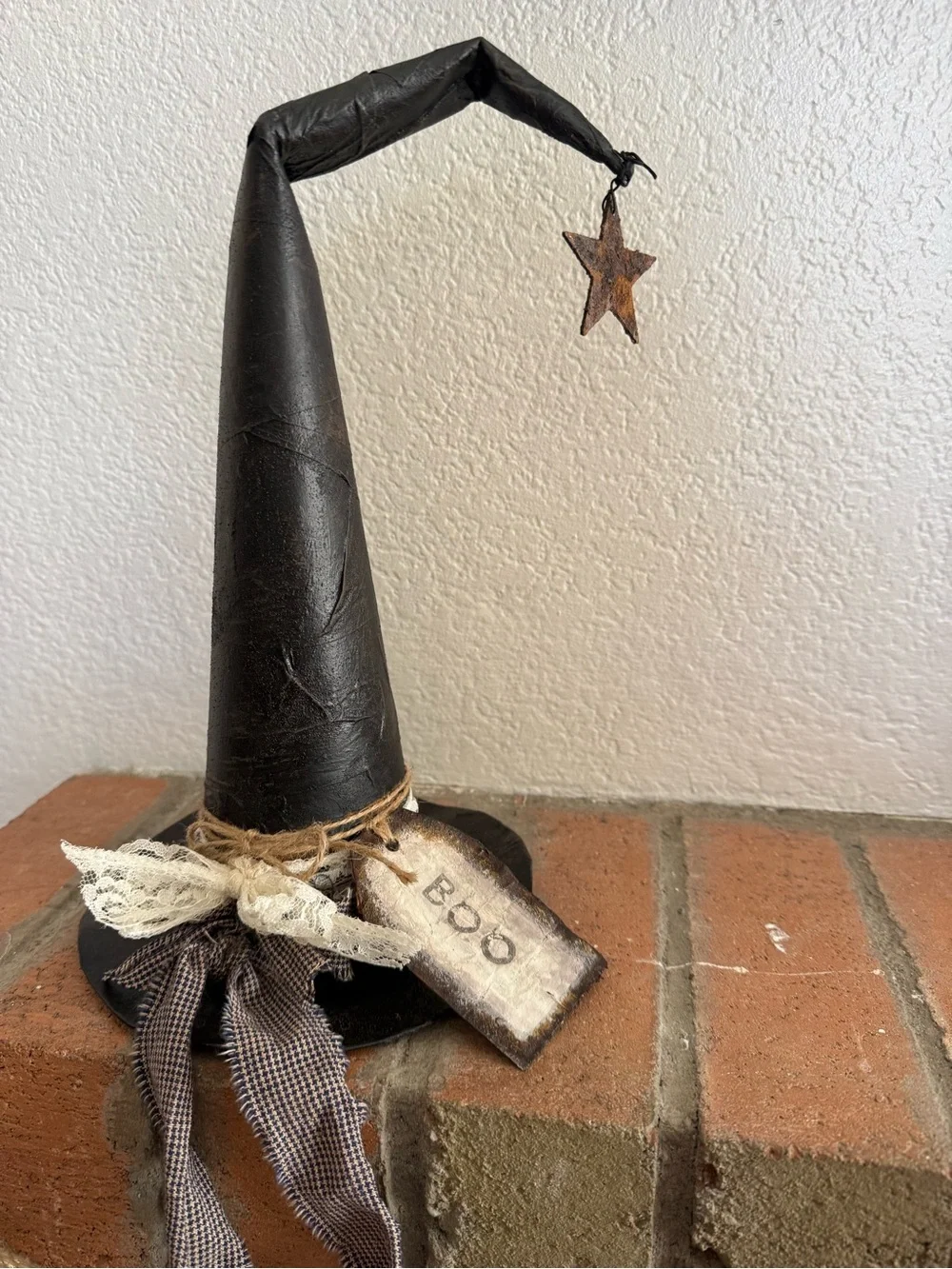 Handmade witch hat for Halloween